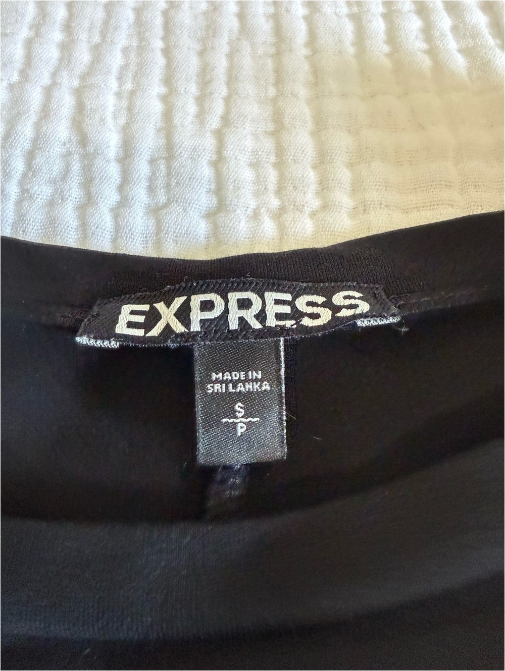 Express Black Ruffle-Trim Midi Dress - Picture 2 of 3